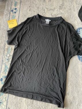 iHeartRaves Black Oversized Mesh Tee